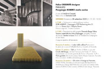 Felice CASORATI designer - PARALLELI - Piergiorgio ROBINO